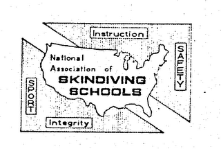 NATIONAL ASSOCIATION OF SKIN DIVING SCHOOLS SPORT INTEGRITY SAFETY INSTRUCTION logo
