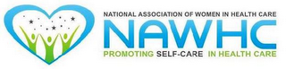 NATIONAL ASSOCIATION OF WOMEN IN HEALTH CARE NAWHC PROMOTING SELF-CARE IN HEALTH CARE logo