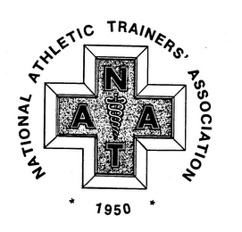 NATIONAL ATHLETIC TRAINERS' ASSOCIATION 1950 NAAT logo