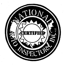 NATIONAL AUTO INSPECTORS, INC. CERTIFIED logo
