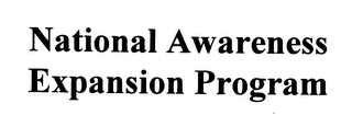 NATIONAL AWARENESS EXPANSION PROGRAM logo