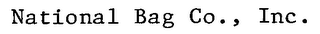 NATIONAL BAG CO., INC. logo