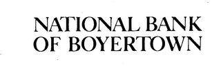 NATIONAL BANK OF BOYERTOWN logo