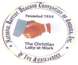 NATIONAL BAPTIST DEACONS CONVENTION OF AMERICA, INC. & ITS AUXILIARIES FOUNDED 1934 THE CHRISTIAN LAITY AT WORK logo
