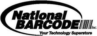 NATIONAL BARCODE INC. YOUR TECHNOLOGY SUPERSTORE logo