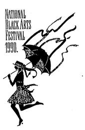NATIONAL BLACK ARTS FESTIVAL 1990. logo