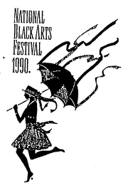NATIONAL BLACK ARTS FESTIVAL 1990. logo