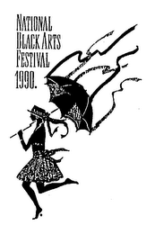 NATIONAL BLACKS ARTS FESTIVAL 1990. logo