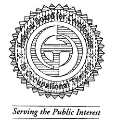 NATIONAL BOARD FOR CERTIFICATION IN OCCUPATIONAL THERAPY SERVING THE PUBLIC INTEREST logo