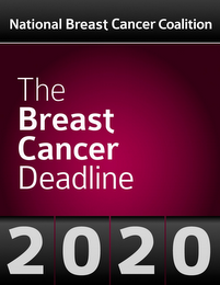 NATIONAL BREAST CANCER COALITION THE BREAST CANCER DEADLINE 2020 logo