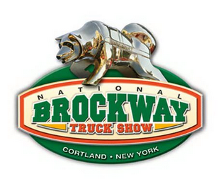 NATIONAL BROCKWAY TRUCK SHOW CORTLAND ·NEW YORK logo