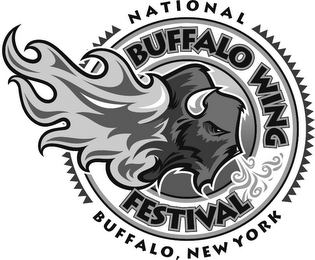 NATIONAL BUFFALO WING FESTIVAL BUFFALO, NEW YORK logo