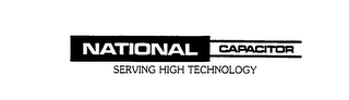 NATIONAL CAPACITOR SERVING HIGH TECHNOLOGY logo