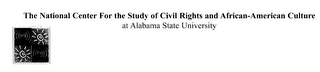 NATIONAL CENTER FOR THE STUDY OF CIVIL RIGHTS AND AFRICAN-AMERICAN CULTURE AT ALABAMA STATE UNIVERSITY logo