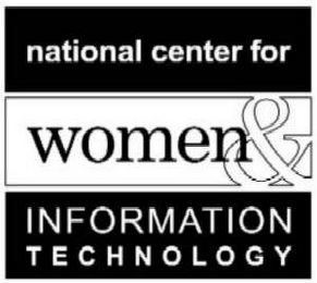 NATIONAL CENTER FOR WOMEN & INFORMATION TECHNOLOGY logo