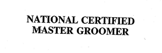 NATIONAL CERTIFIED MASTER GROOMER logo