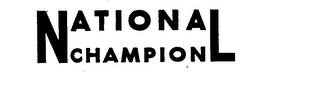 NATIONAL CHAMPION logo