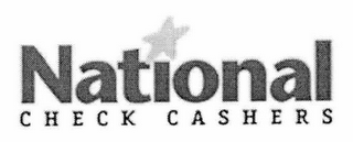 NATIONAL CHECK CASHERS logo