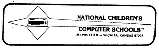 NATIONAL CHILDREN'S COMPUTER SCHOOLS 251 WHITTIER-WICHITA, KANSAS 67207 logo