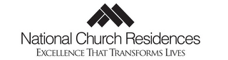 NATIONAL CHURCH RESIDENCES, EXCELLENCE THAT TRANSFORMS LIVES logo