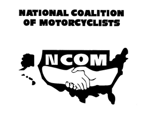 NATIONAL COALITION OF MOTORCYCLISTS NCOM logo