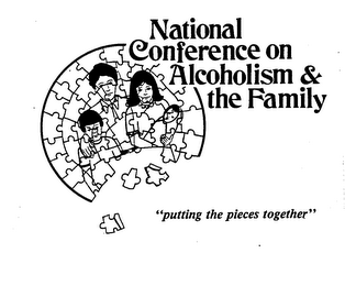 NATIONAL CONFERENCE ON ALCOHOLISM & THE FAMILY "PUTTING THE PIECES TOGETHER" logo
