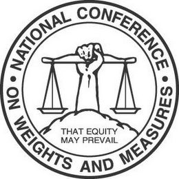 NATIONAL CONFERENCE ON WEIGHTS AND MEASURES THAT EQUITY MAY PREVAIL logo