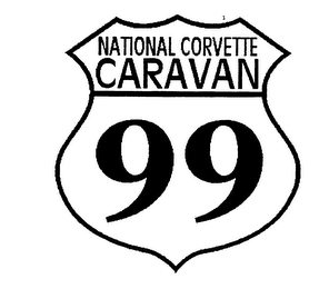 NATIONAL CORVETTE CARAVAN 99 logo