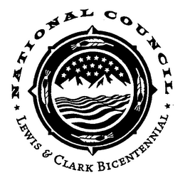 NATIONAL COUNCIL LEWIS & CLARK BICENTENNIAL logo