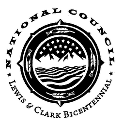 NATIONAL COUNCIL LEWIS & CLARK BICENTENNIAL logo