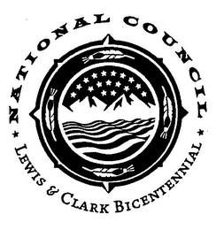 NATIONAL COUNCIL LEWIS & CLARK BICENTENNIAL logo