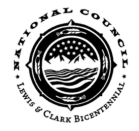 NATIONAL COUNCIL LEWIS & CLARK BICENTENNIAL logo