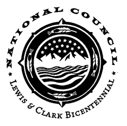 NATIONAL COUNCIL LEWIS & CLARK BICENTENNIAL logo