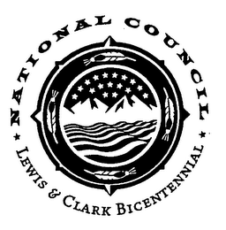 NATIONAL COUNCIL LEWIS & CLARK BICENTENNIAL logo