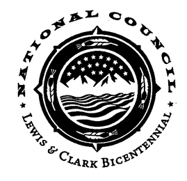 NATIONAL COUNCIL LEWIS & CLARK BICENTENNIAL logo