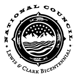 NATIONAL COUNCIL LEWIS & CLARK BICENTENNIAL logo