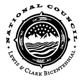 NATIONAL COUNCIL LEWIS & CLARK BICENTENNIAL logo