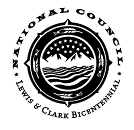 NATIONAL COUNCIL LEWIS & CLARK BICENTENNIAL logo