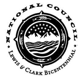 NATIONAL COUNCIL LEWIS & CLARK BICENTENNIAL logo