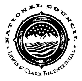 NATIONAL COUNCIL LEWIS & CLARK BICENTENNIAL logo