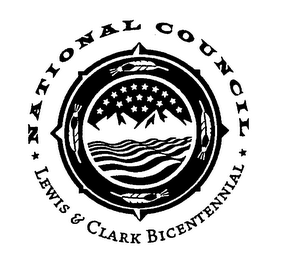 NATIONAL COUNCIL OF THE LEWIS & CLARK BICENTENNIAL logo