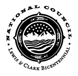 NATIONAL COUNCIL OF THE LEWIS & CLARK BICENTENNIAL logo
