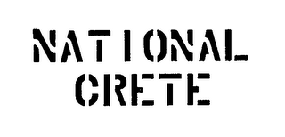 NATIONAL CRETE logo