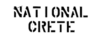 NATIONAL CRETE logo