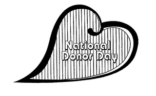 NATIONAL DONOR DAY logo