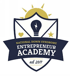 NATIONAL DOWN SYNDROME ENTREPRENEUR ACADEMY EST 2017 logo