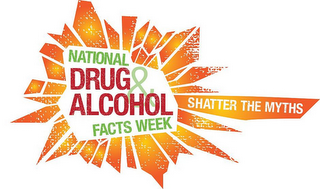 NATIONAL DRUG & ALCOHOL FACTS WEEK SHATTER THE MYTHS logo