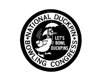 NATIONAL DUCKPIN BOWLING CONGRESS LET'S BOWL DUCKPINS logo