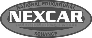 NATIONAL EDUCATIONAL XCHANGE NEXCAR MOTORSPORTS DESIGN & BUILD logo