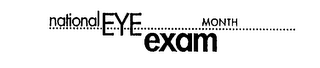 NATIONAL EYE EXAM MONTH logo